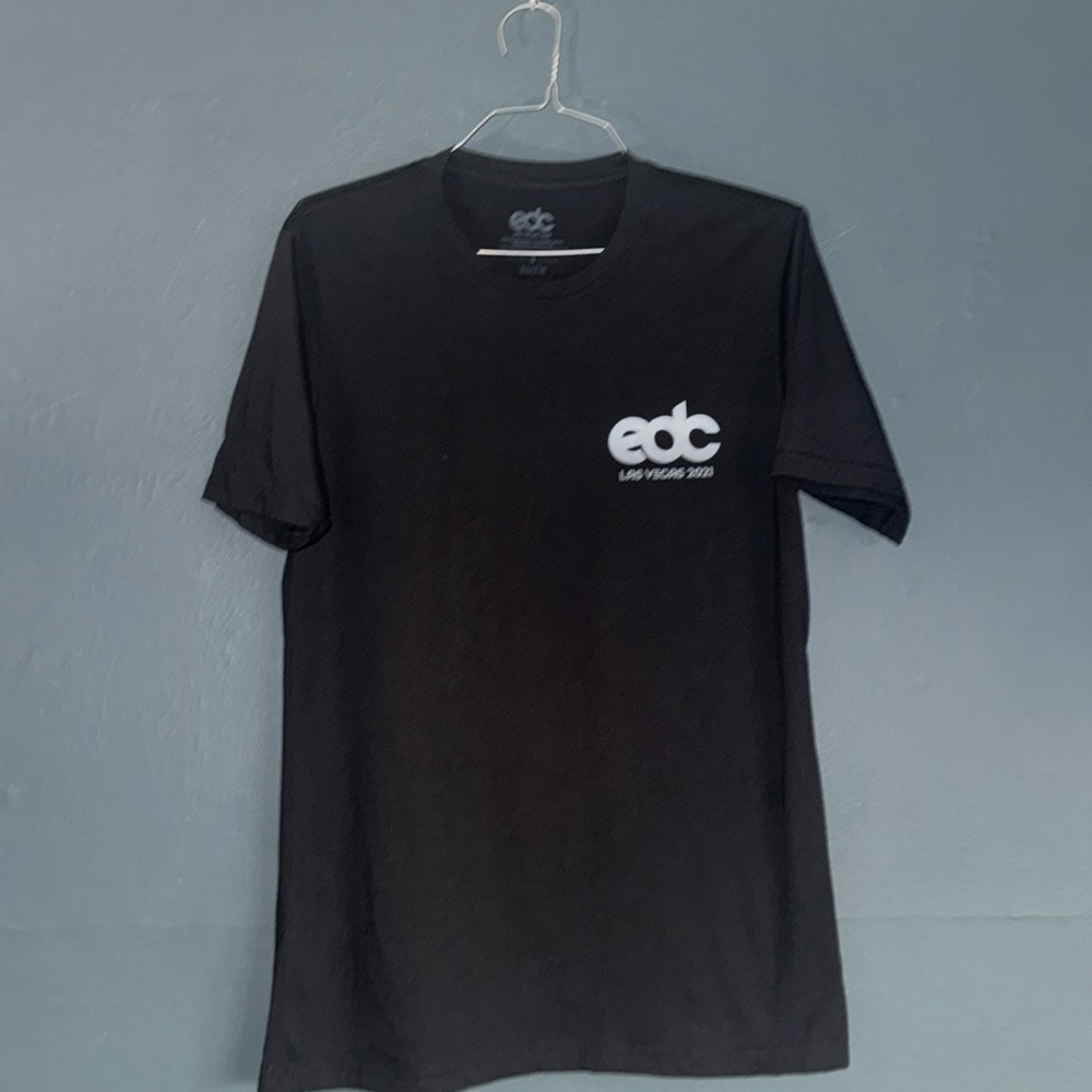 EDC ELECTRIC DAISY CARNIVAL 2021 LAS VEGAS TEE SHIRT BLACK SMALL FESTIVAL RAVE